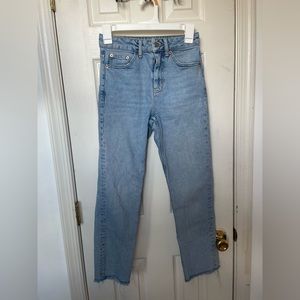 TOPSHOP LIGHT WASH DENIM